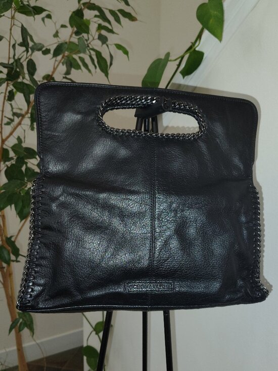 BCBGMaxAzria Genuine Leather Clutch Handbag - Picture 1 of 15